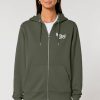 Sweat Zippé Kaki