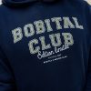 Hoodie unisexe Bobital Club bleu marine - Numéroté