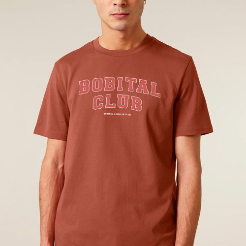 T-shirt unisexe terracotta Bobital Club