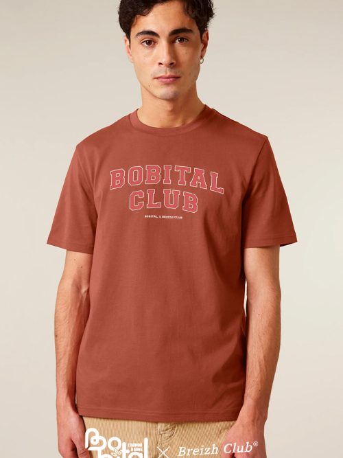 T-shirt unisexe terracotta Bobital Club